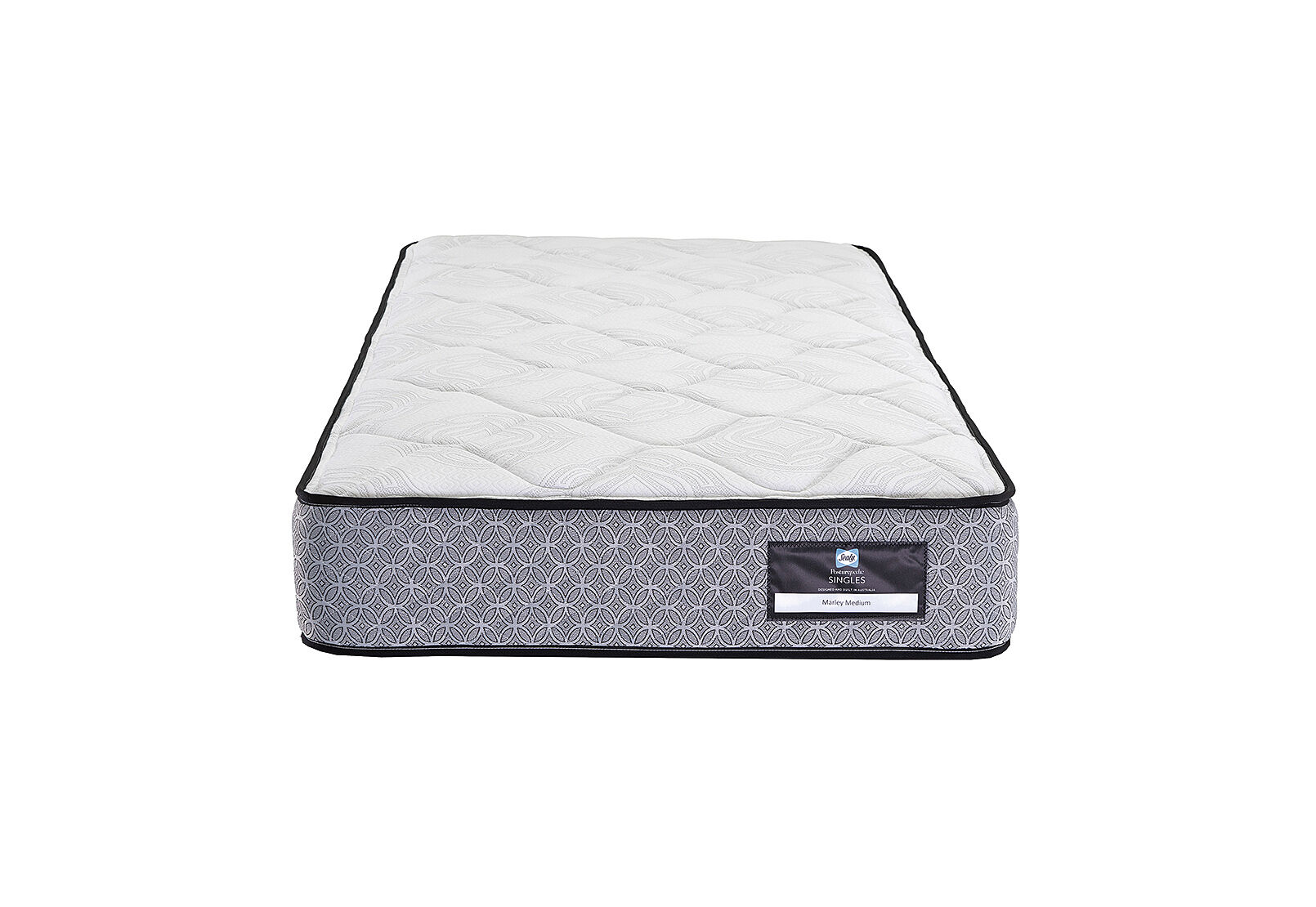 GREY POSTUREPEDIC MARLEY MEDIUM Jumbo Single Mattress Amart Furniture