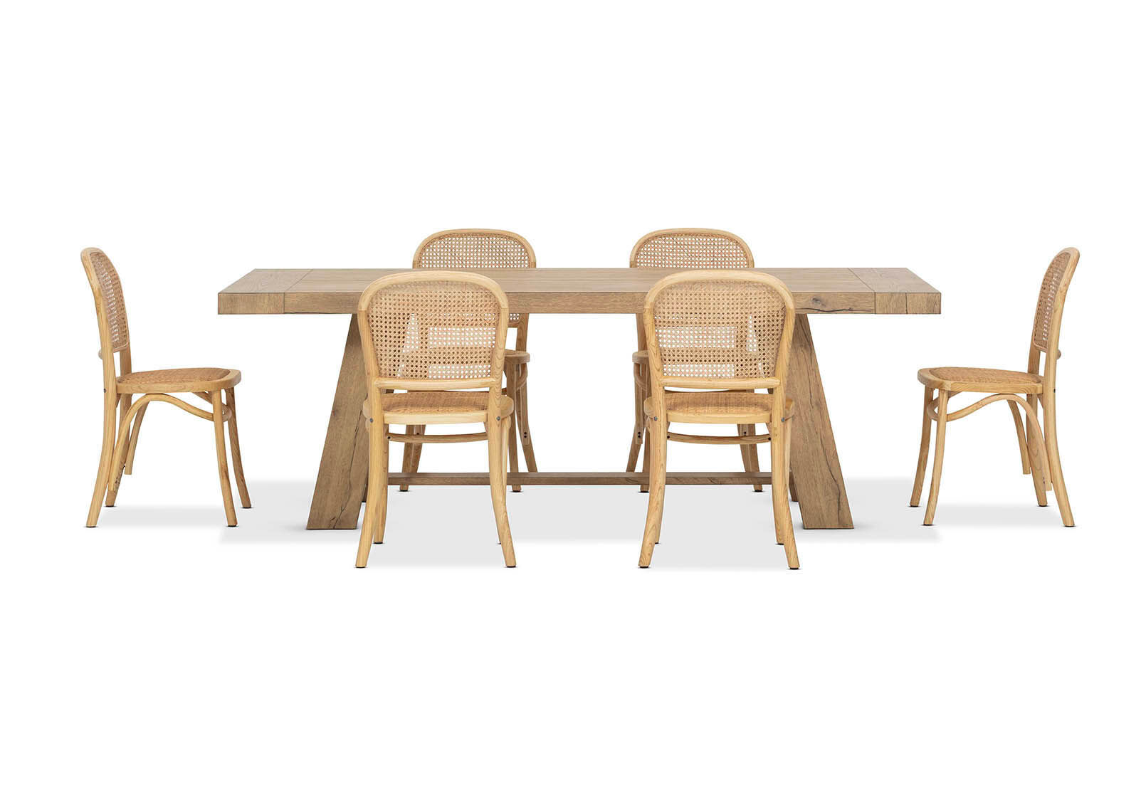 MALIK - 7 Piece Dining Suite with Toulouse Dining Chairs MALIK