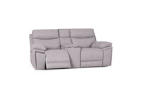 BRAVORA FABRIC - 2 Seater Sofa Electric Recliner with Console BRAVORA FABRIC