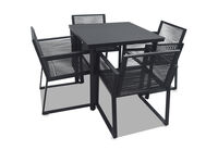JANIERO - 5 Piece Outdoor Dining Setting JANIERO