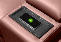 SINATRA LEATHER - Media 2 Seater with Inbuilt Electric Recliners SINATRA LEATHER