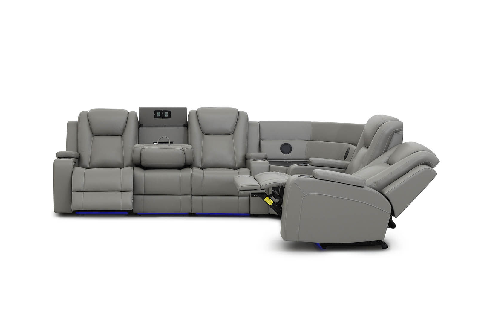 SENTINAL MK2 LEATHER - 5 Piece Corner with RHF 3 Seater SENTINAL MK2 LEATHER