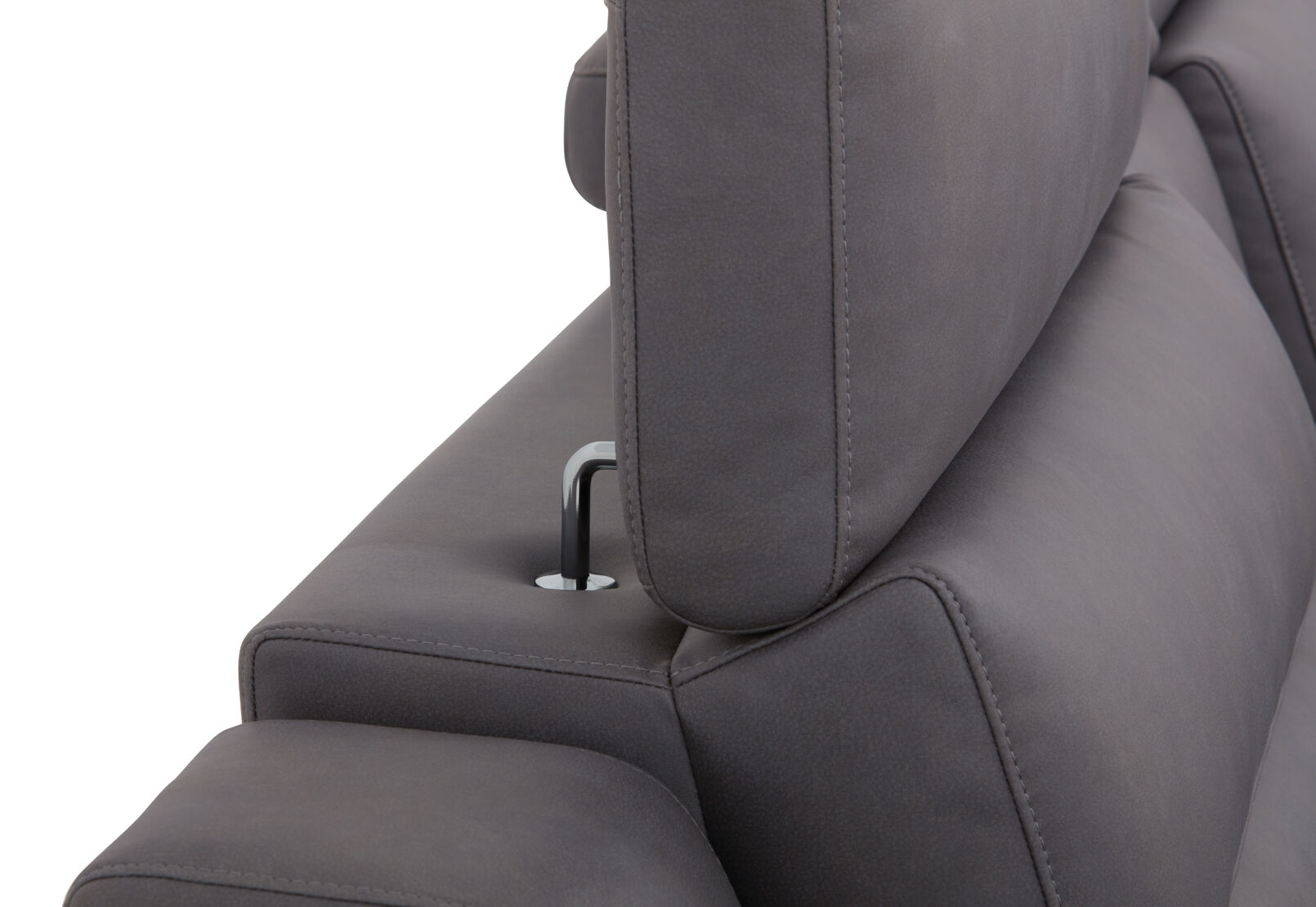 JEFFRIES FABRIC - Corner Lounge with Inbuilt Electric Recliner and RHF Chaise JEFFRIES FABRIC