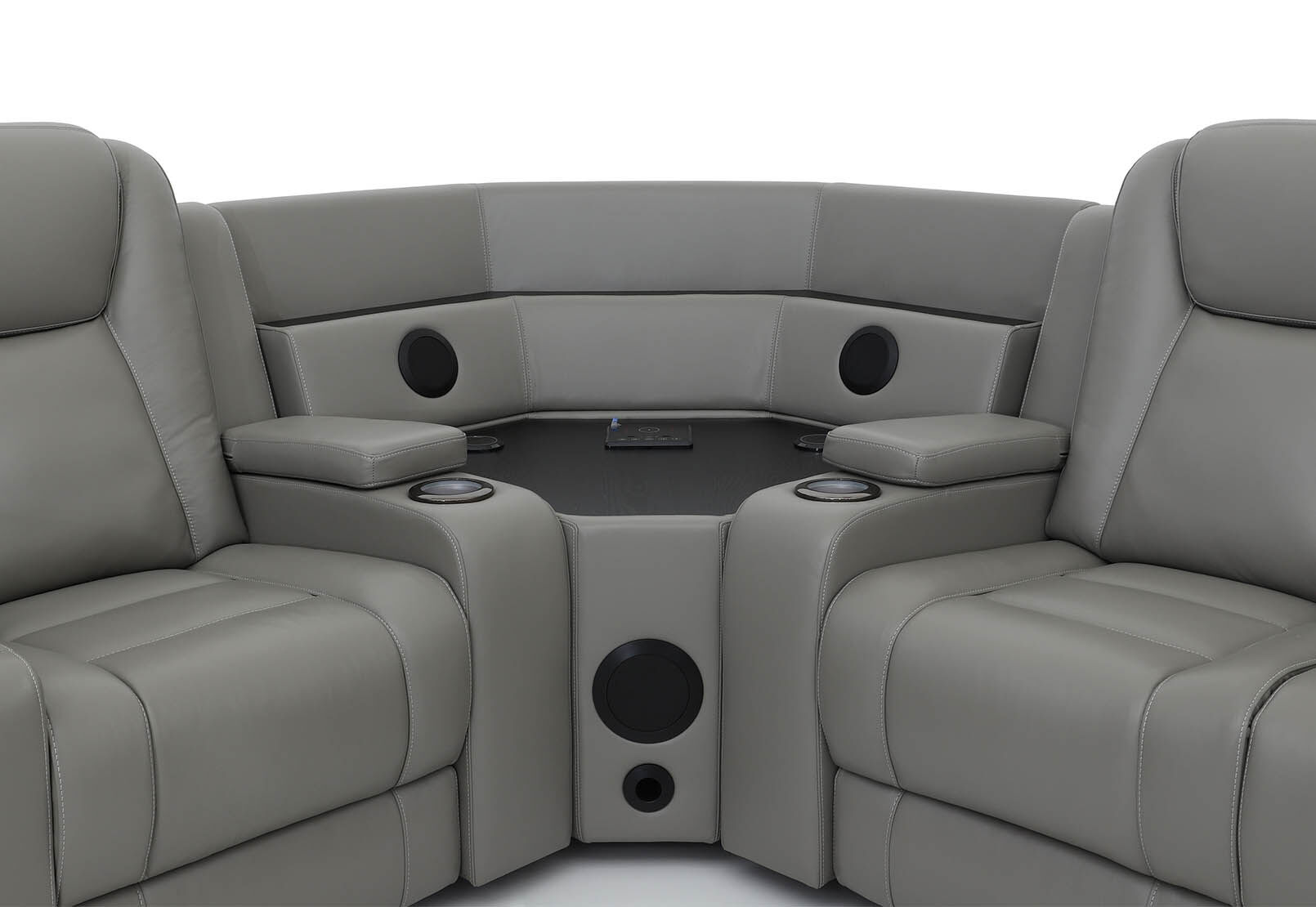 SENTINAL MK2 LEATHER - 5 Piece Corner with LHF Console SENTINAL MK2 LEATHER