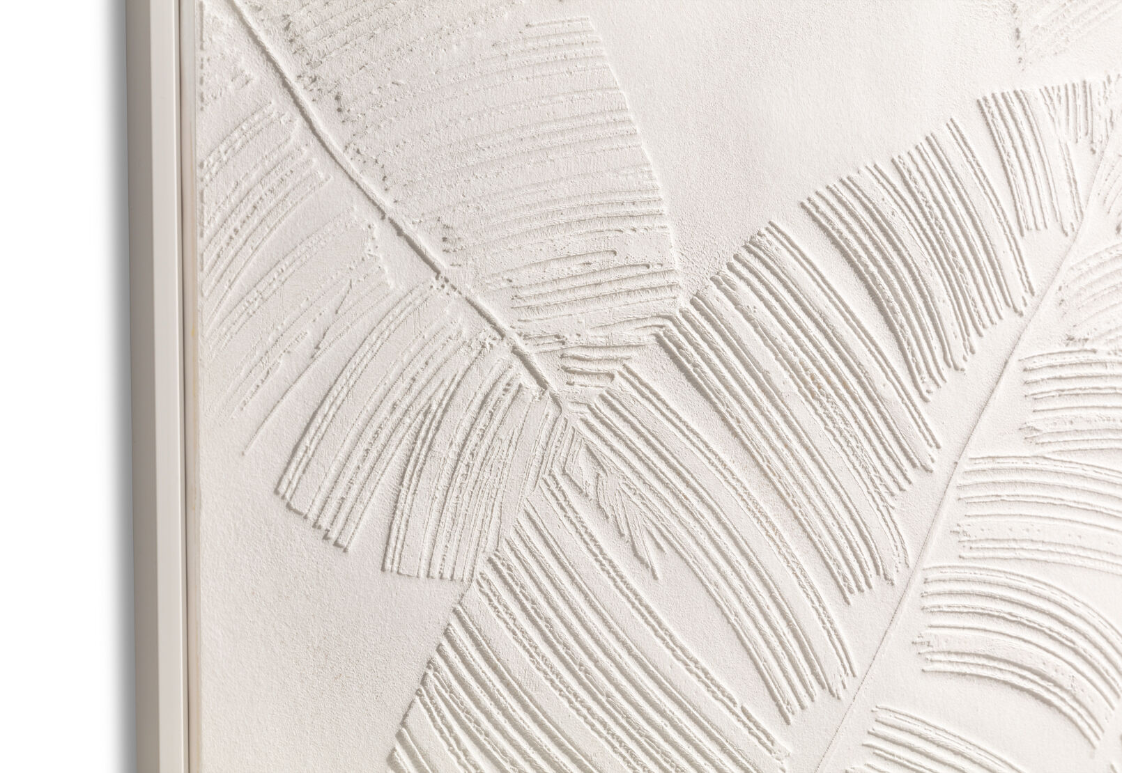 WHITE LEAVES - Wall Art WHITE LEAVES