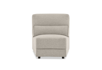 ELISEO FABRIC - Armless Wedge Chair