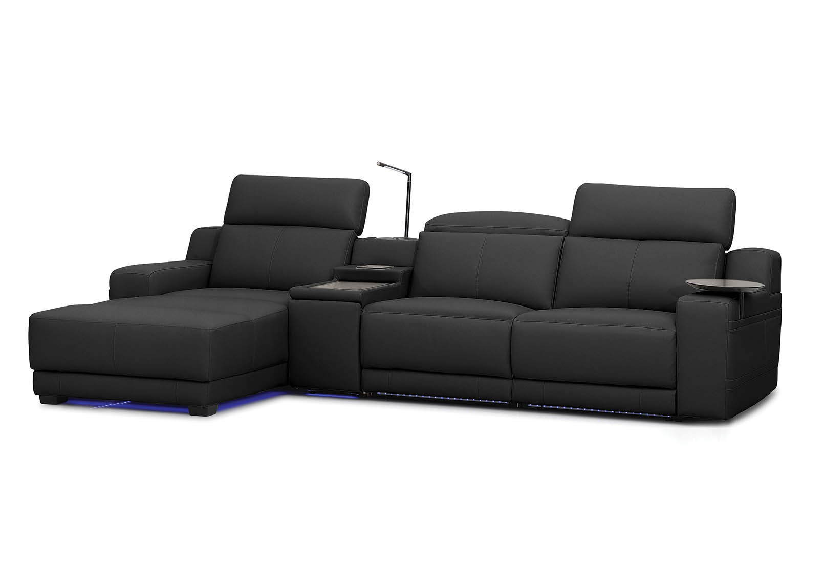 CASSIUS MK2 LEATHER - 3 Seater LHF Chaise CASSIUS MK2 LEATHER