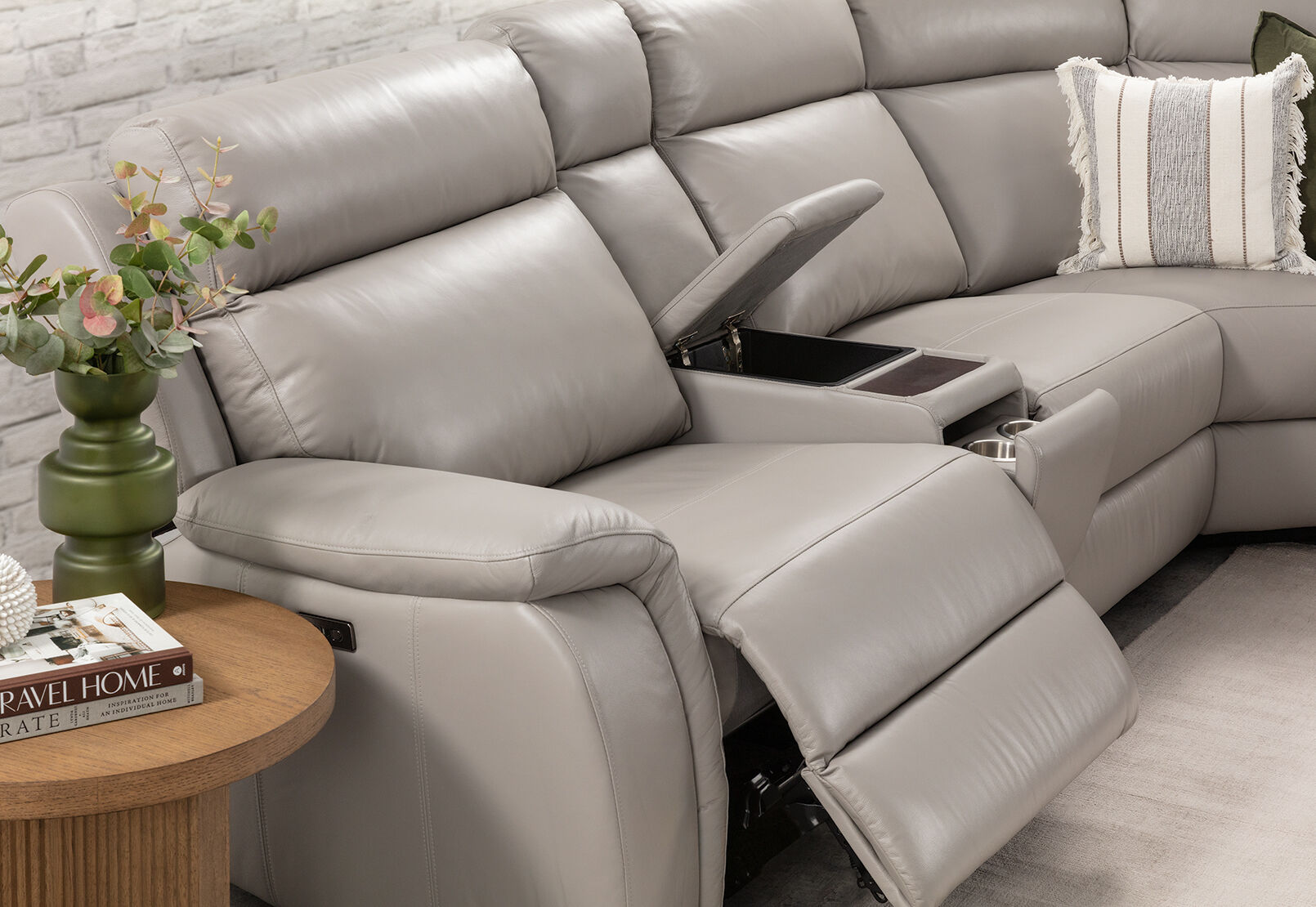 LIAM LEATHER - Corner Lounge LIAM LEATHER