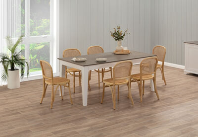 MARSEILLE - 7 Piece Dining Suite with Toulouse Dining Chairs