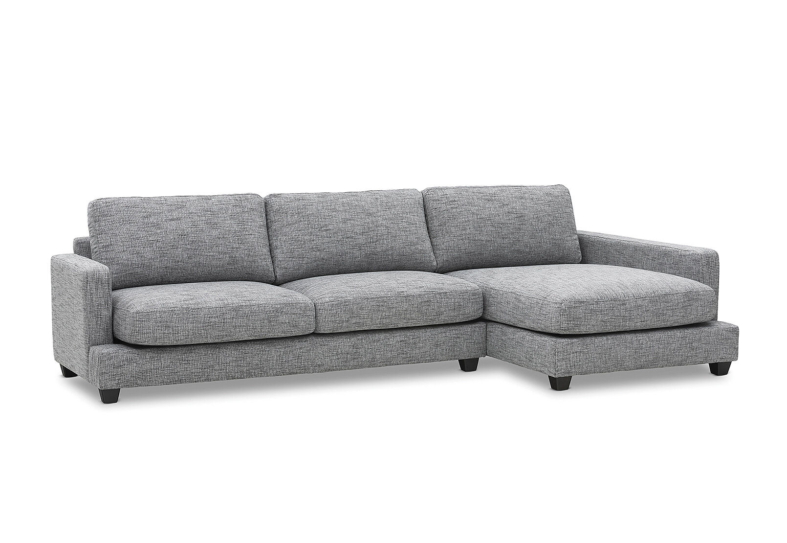 ARIANNA - Fabric Right-Hand Facing 3 Seater Chaise. ARIANNA