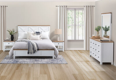 NORMANDY - 4 Piece King Dresser Suite