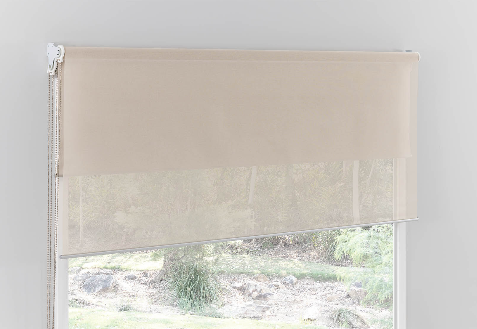 DUSK - Duo Roller Blind - Blockout & Sheer 90 x 240cm DUSK