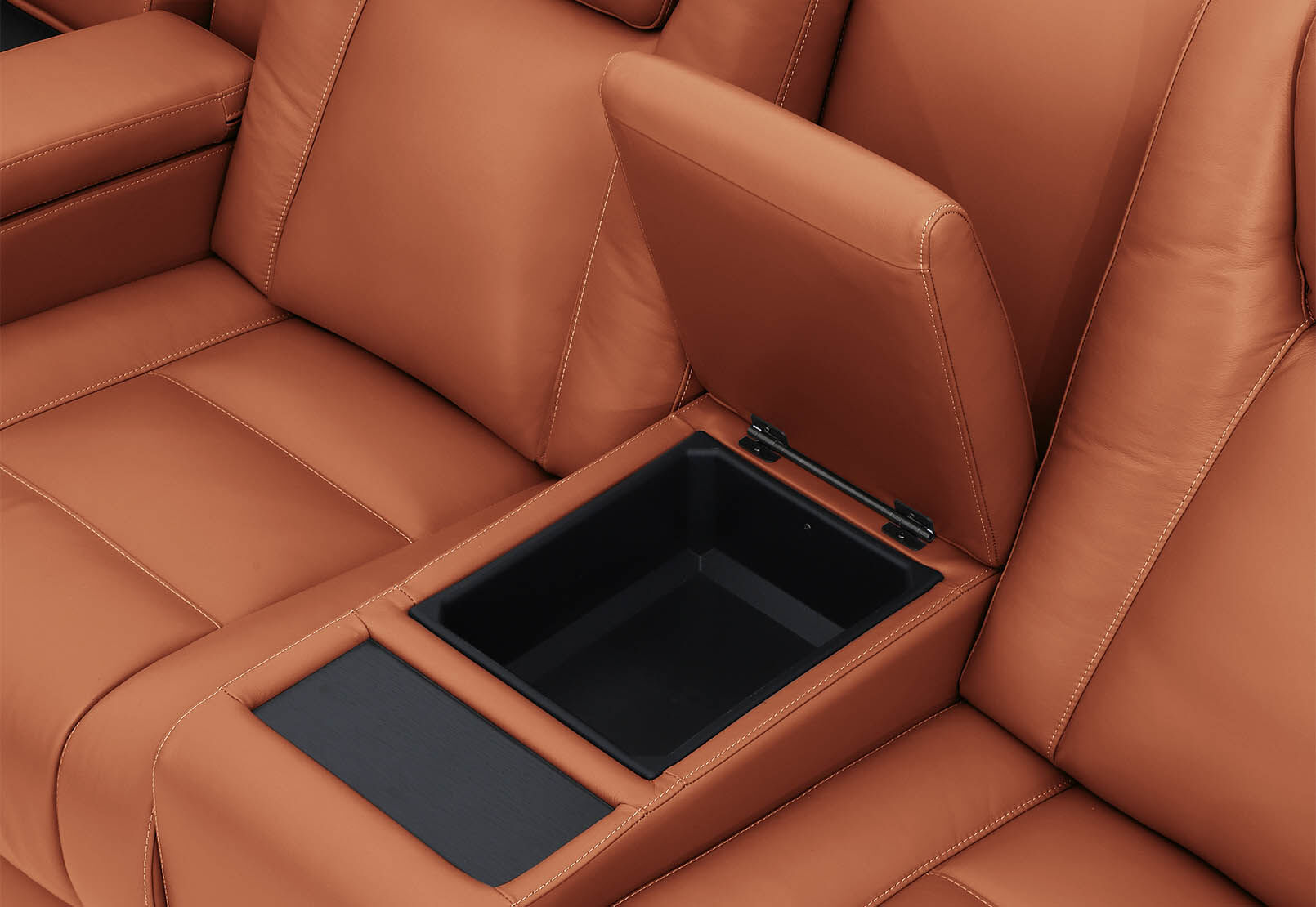 SENTINAL MK2 LEATHER - 5 Piece Corner with RHF Console SENTINAL MK2 LEATHER
