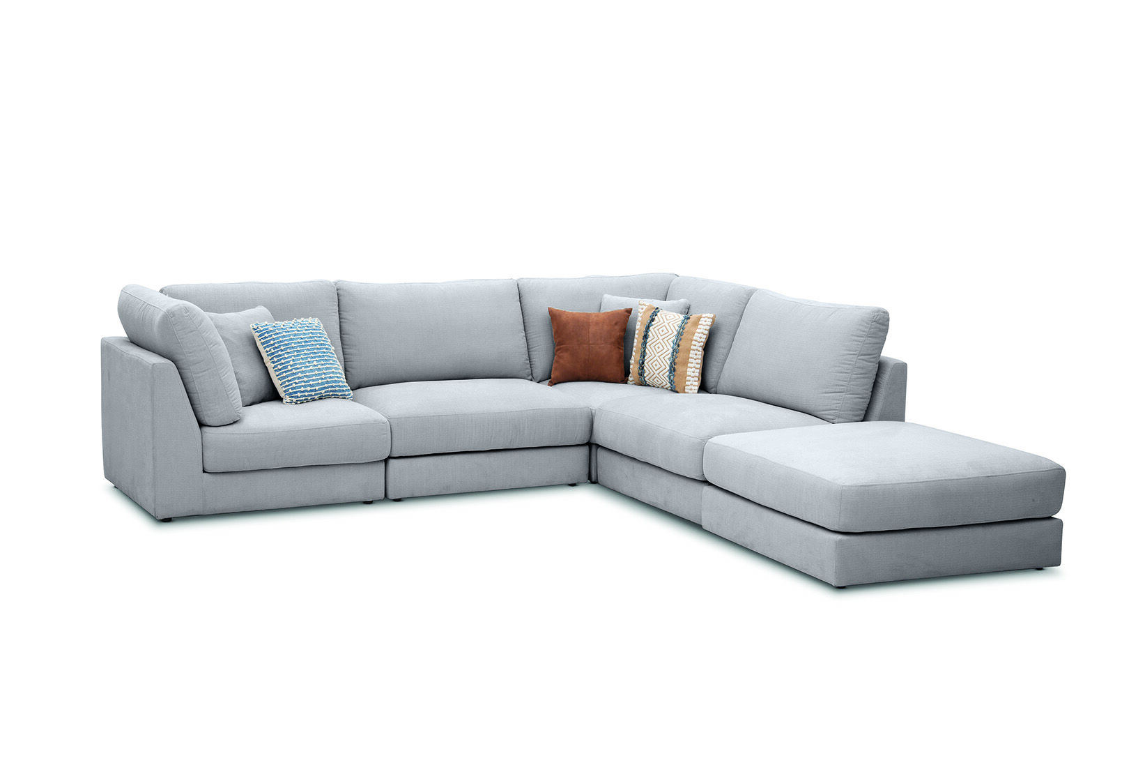 PALLADINO - Fabric 5 Piece Modular Lounge Suite PALLADINO