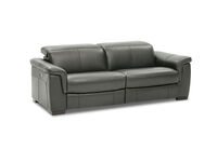 LUCIANO - Leather 2.5 Seater Sofa with 2 Electric Recliners LUCIANO