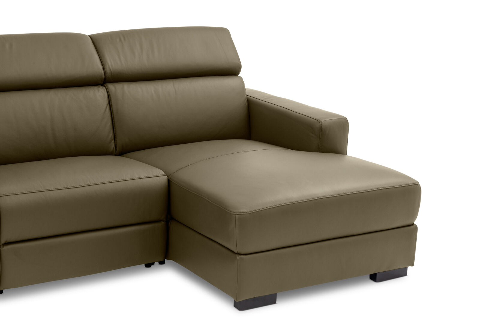 DAMIAN LEATHER - 3 Seater Sofa with RHF Chaise DAMIAN LEATHER