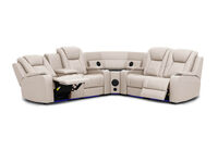 SENTINAL MK2 LEATHER - 4 Piece Corner with LHF Console SENTINAL MK2 LEATHER