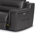 JEFFRIES LEATHER - Corner Lounge with LHF Chaise JEFFRIES LEATHER