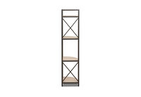 DUNN - 4 Tier Corner Bookcase DUNN