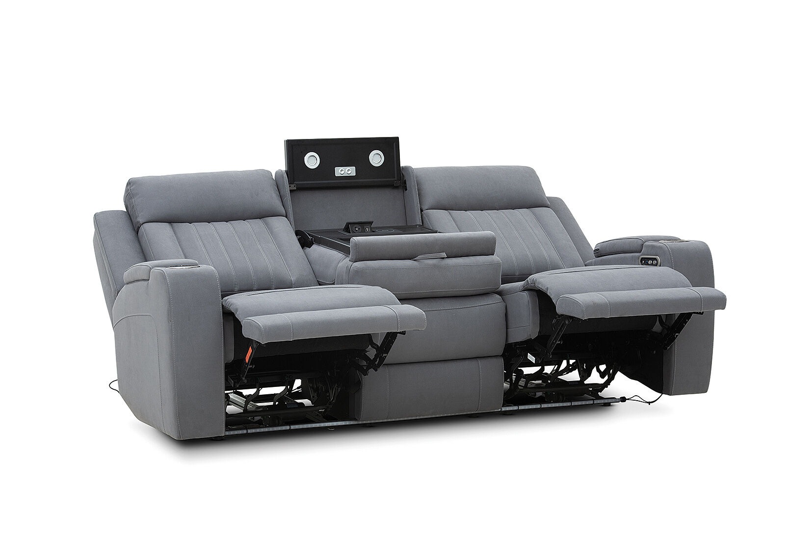 HERCULES - Fabric 3 Seater with Inbuilt Electric Recliners HERCULES