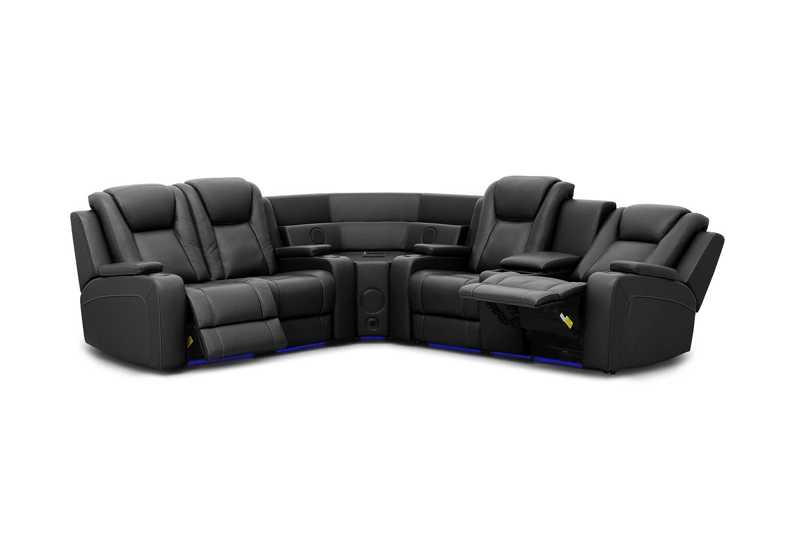 SENTINAL MK2 LEATHER - 4 Piece Corner with RHF Console SENTINAL MK2 LEATHER