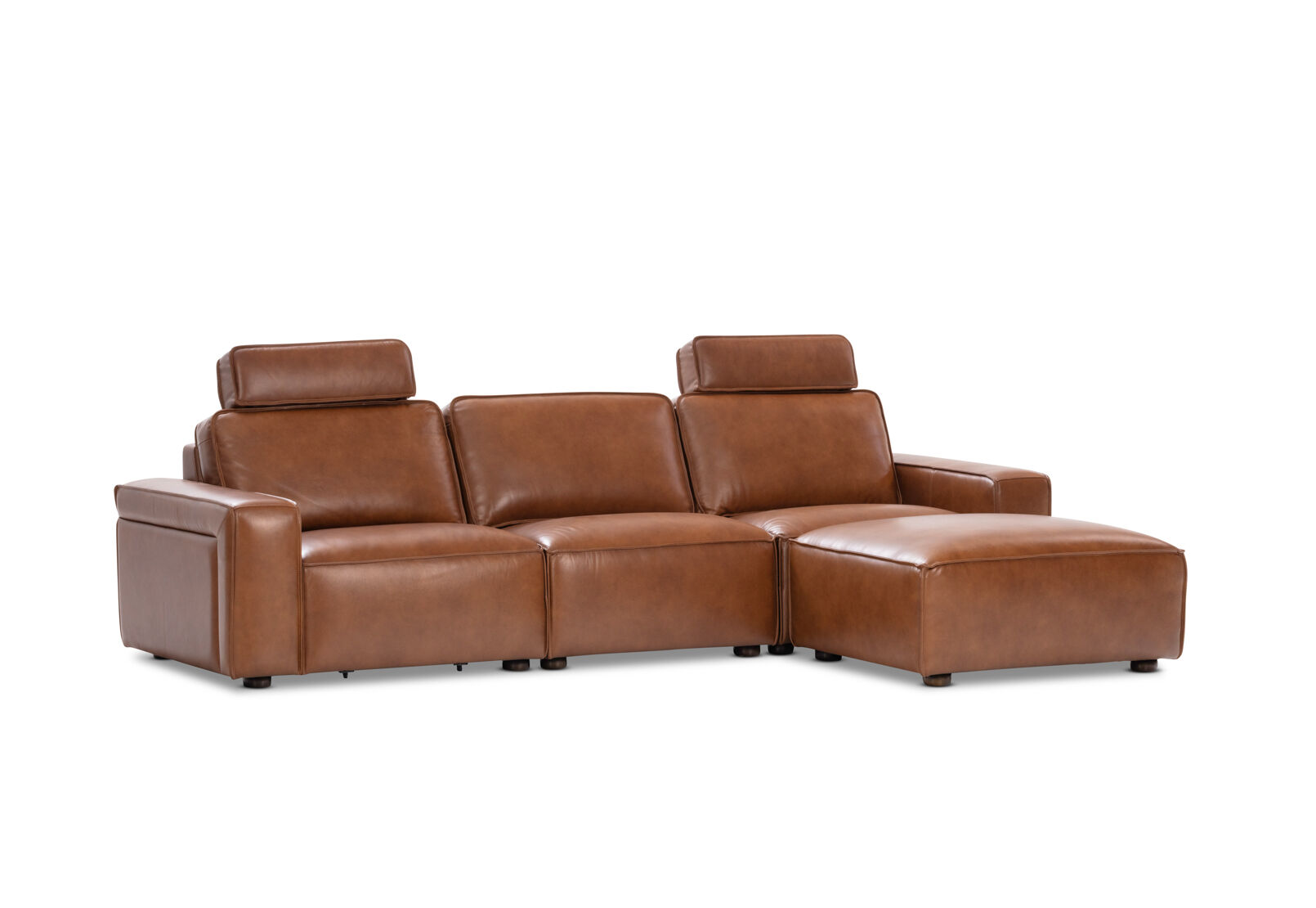 BARTELLE LEATHER - 3.5 Seater Sofa with Ottoman BARTELLE LEATHER
