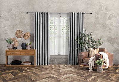 NORAH - Blockout Eyelet Curtains 140x250cm