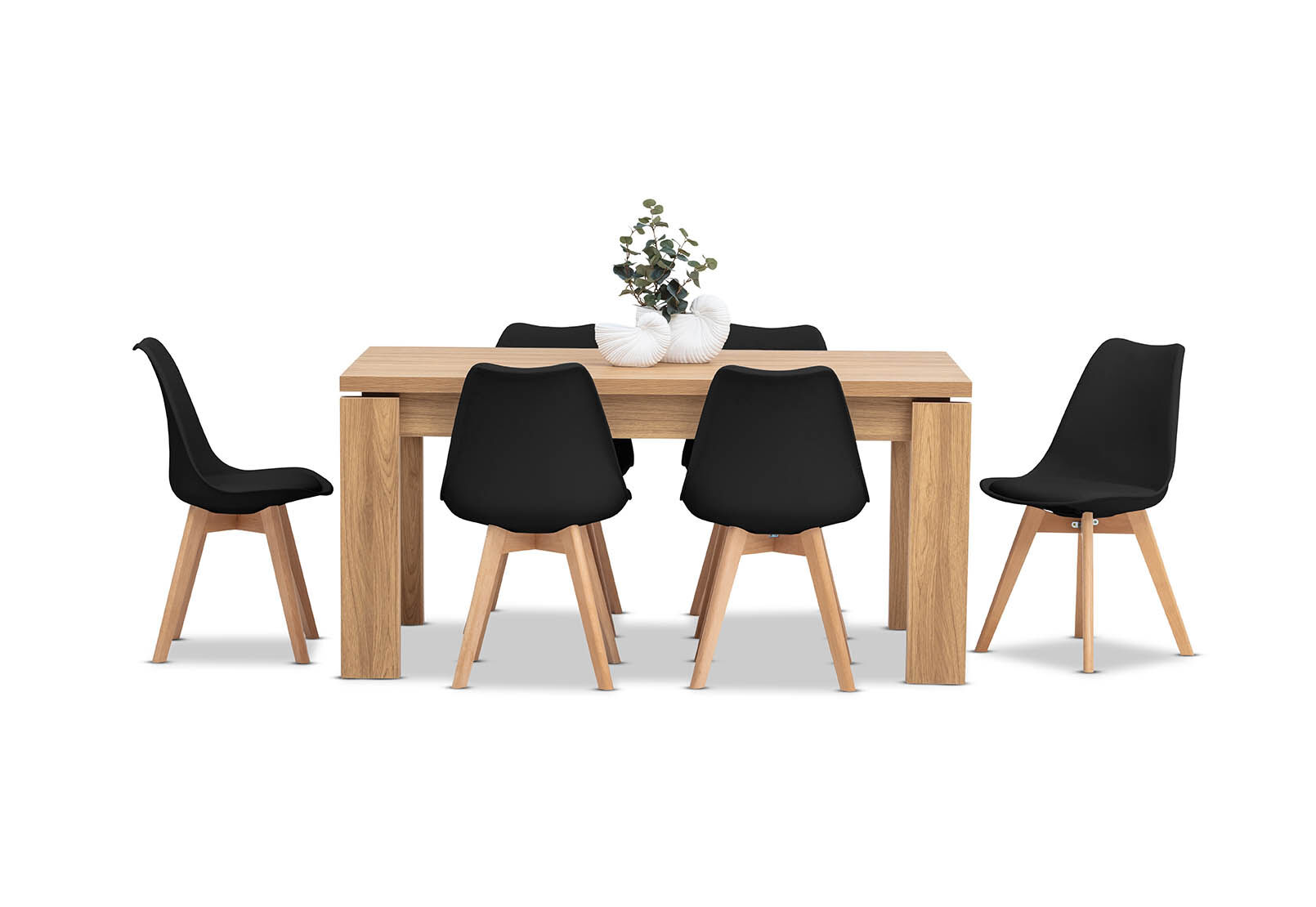 Jordann 7 Piece Dining Suite With Otis Chairs Amart