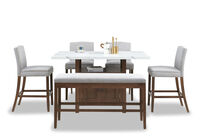 DIONE - 6 Piece High Dining Setting DIONE