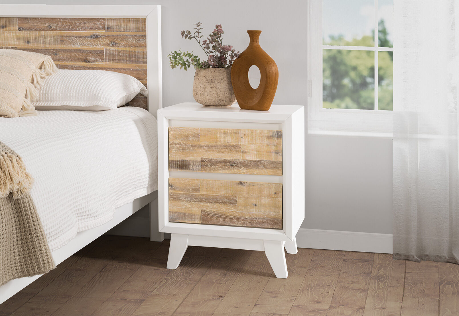 TULUM - 2 Drawer Bedside TULUM