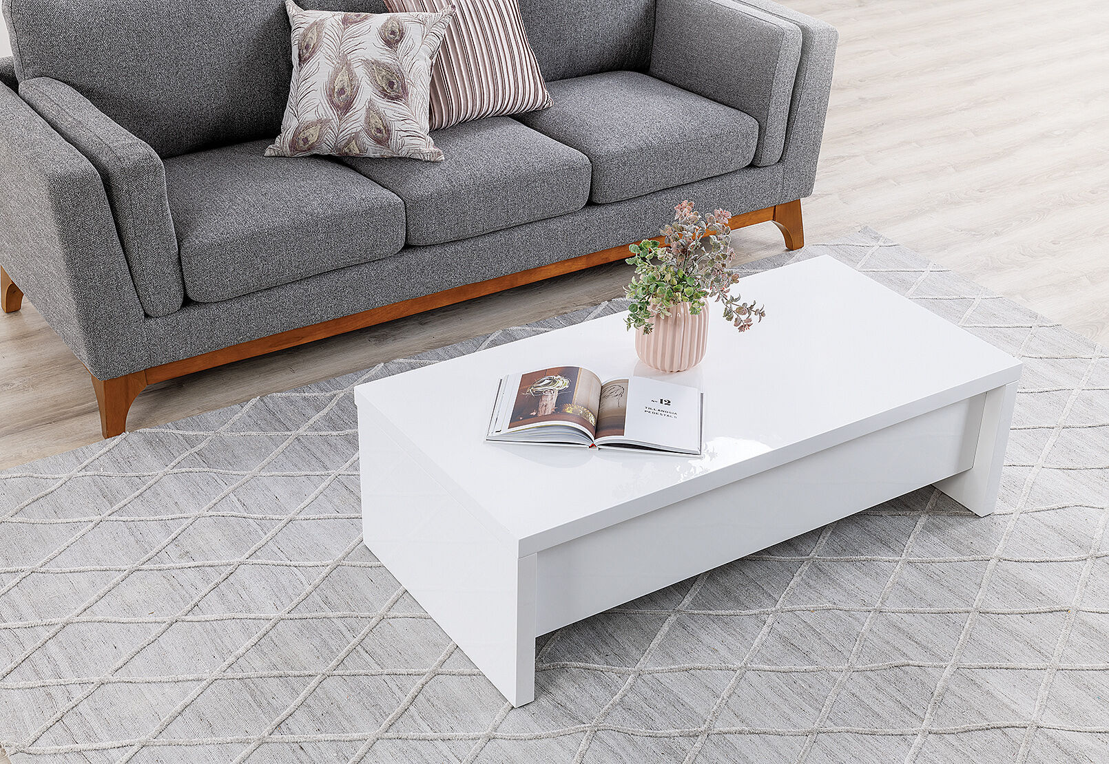HEBEN - Lift Top Coffee Table HEBEN