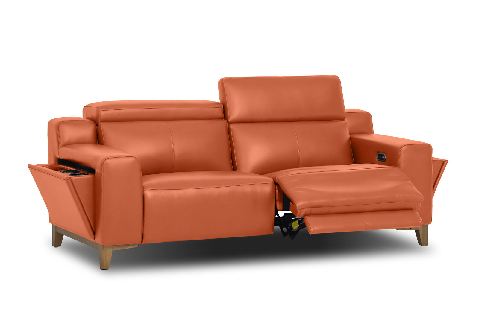 GAGE LEATHER - 2 Seater Electric Recliners (Leather) GAGE LEATHER