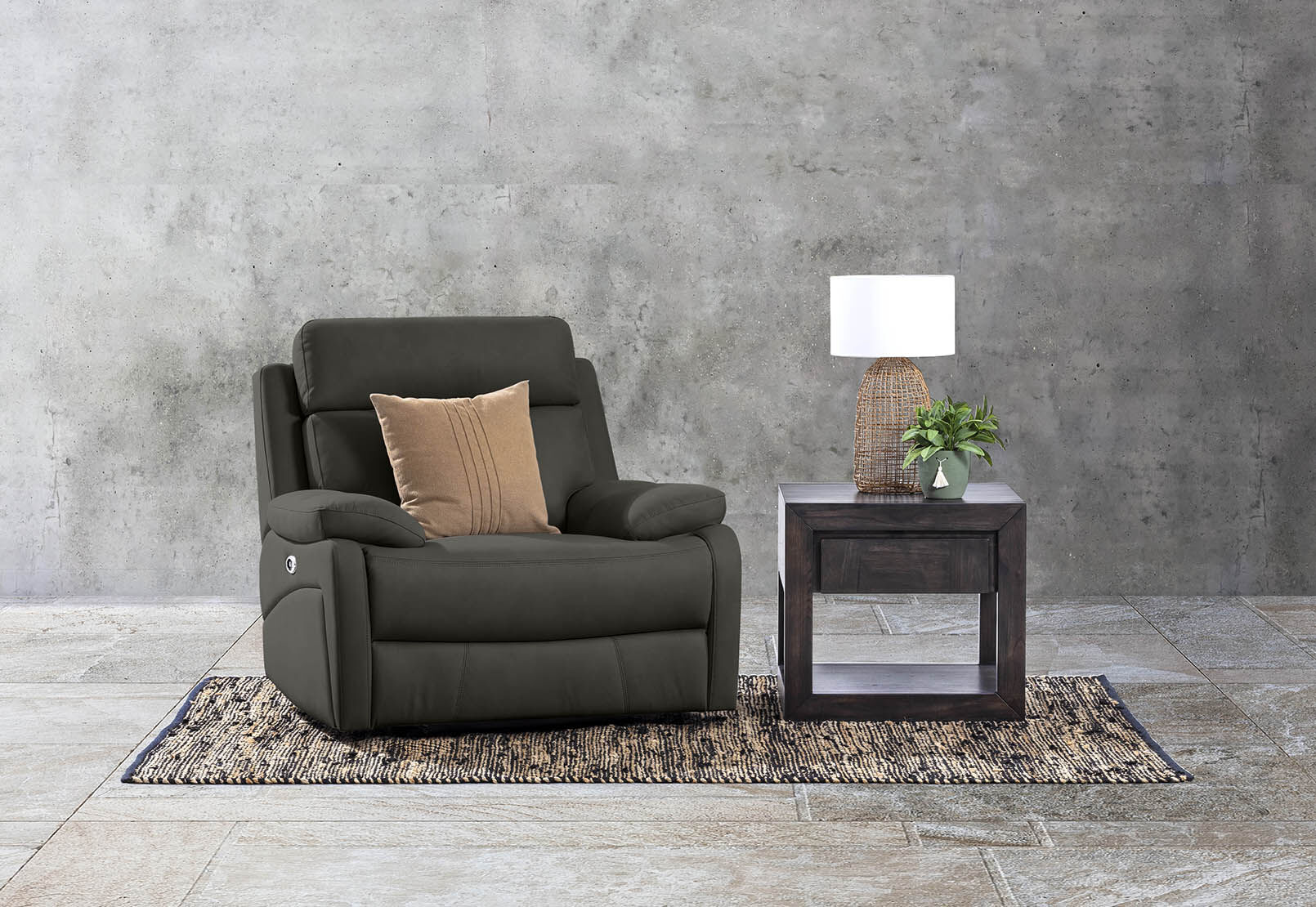 LYNCOLN - Fabric Electric Recliner LYNCOLN