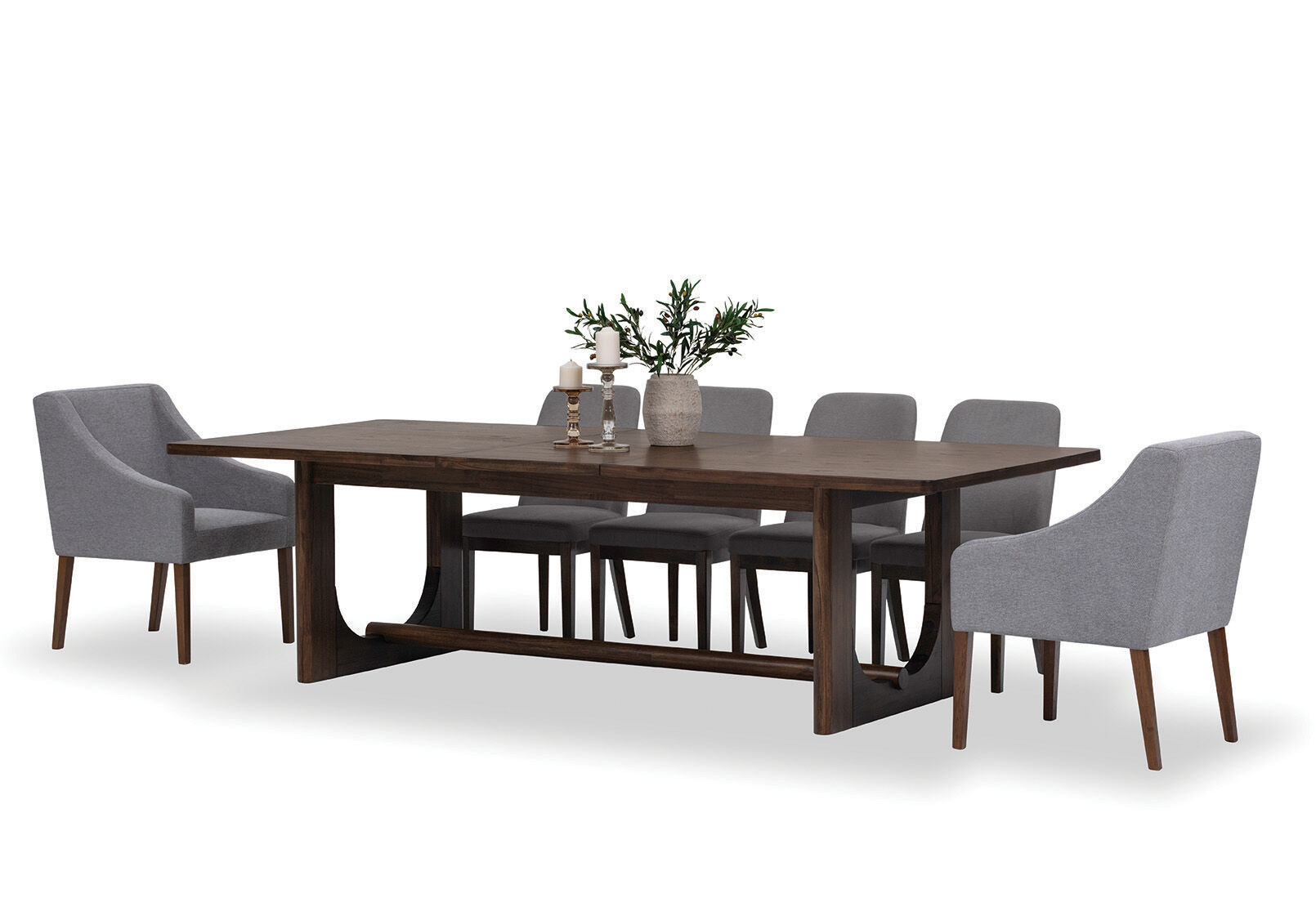 NICCOLO - 11 Piece Extension Dining Suite with 2 Volante and 8 Santino Dining chairs. NICCOLO