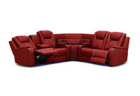 SENTINAL MK2 LEATHER - 4 Piece Corner with LHF Console SENTINAL MK2 LEATHER