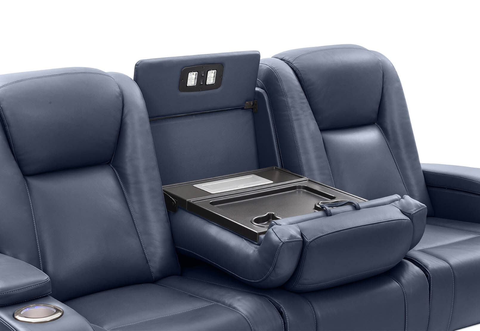 SENTINAL MK2 LEATHER - 3 Seater with 2 Electric Recliners SENTINAL MK2 LEATHER