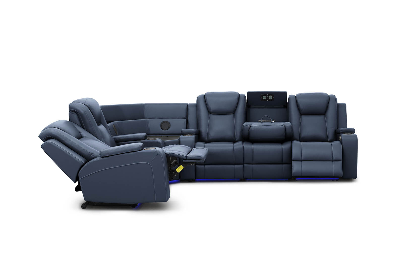 SENTINAL MK2 LEATHER - 5 Piece Corner with RHF 3 Seater SENTINAL MK2 LEATHER