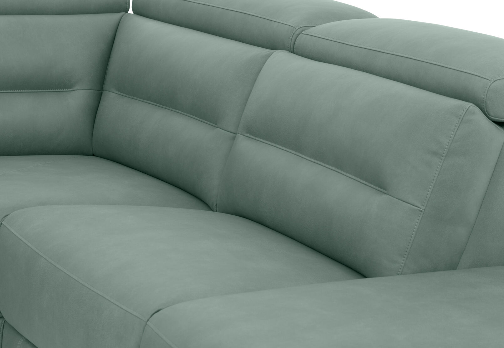 JEFFRIES FABRIC - Corner Lounge with Inbuilt Electric Recliner and RHF Chaise JEFFRIES FABRIC