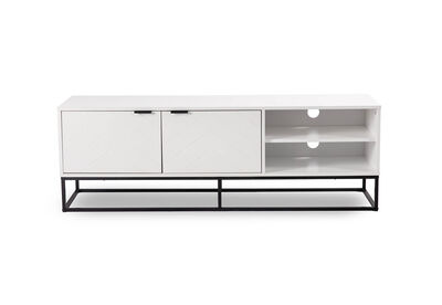 HARDING - White Entertainment Unit