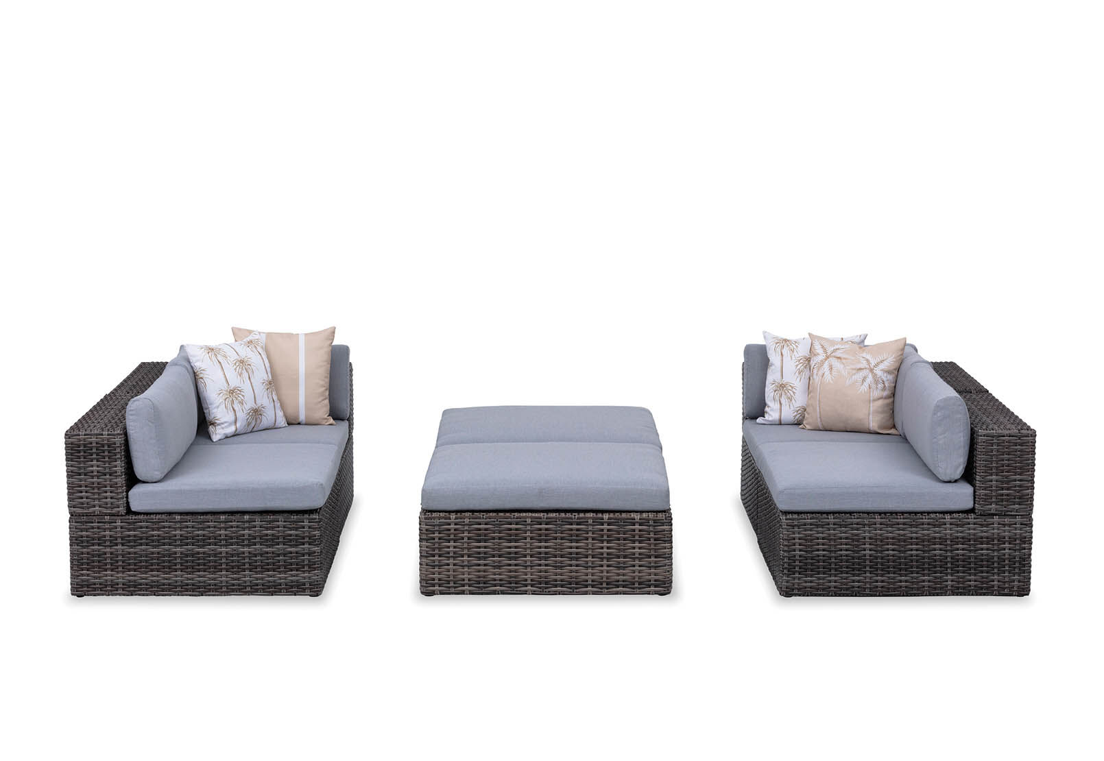 VALENTIA - 6 Piece Outdoor Modular Lounge Setting VALENTIA