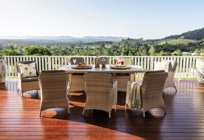 LUAU - 9 Piece Outdoor Dining Setting
