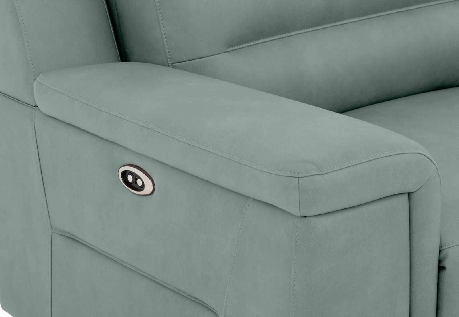 JEFFRIES FABRIC - Corner Lounge with Inbuilt Electric Recliner and RHF Chaise JEFFRIES FABRIC