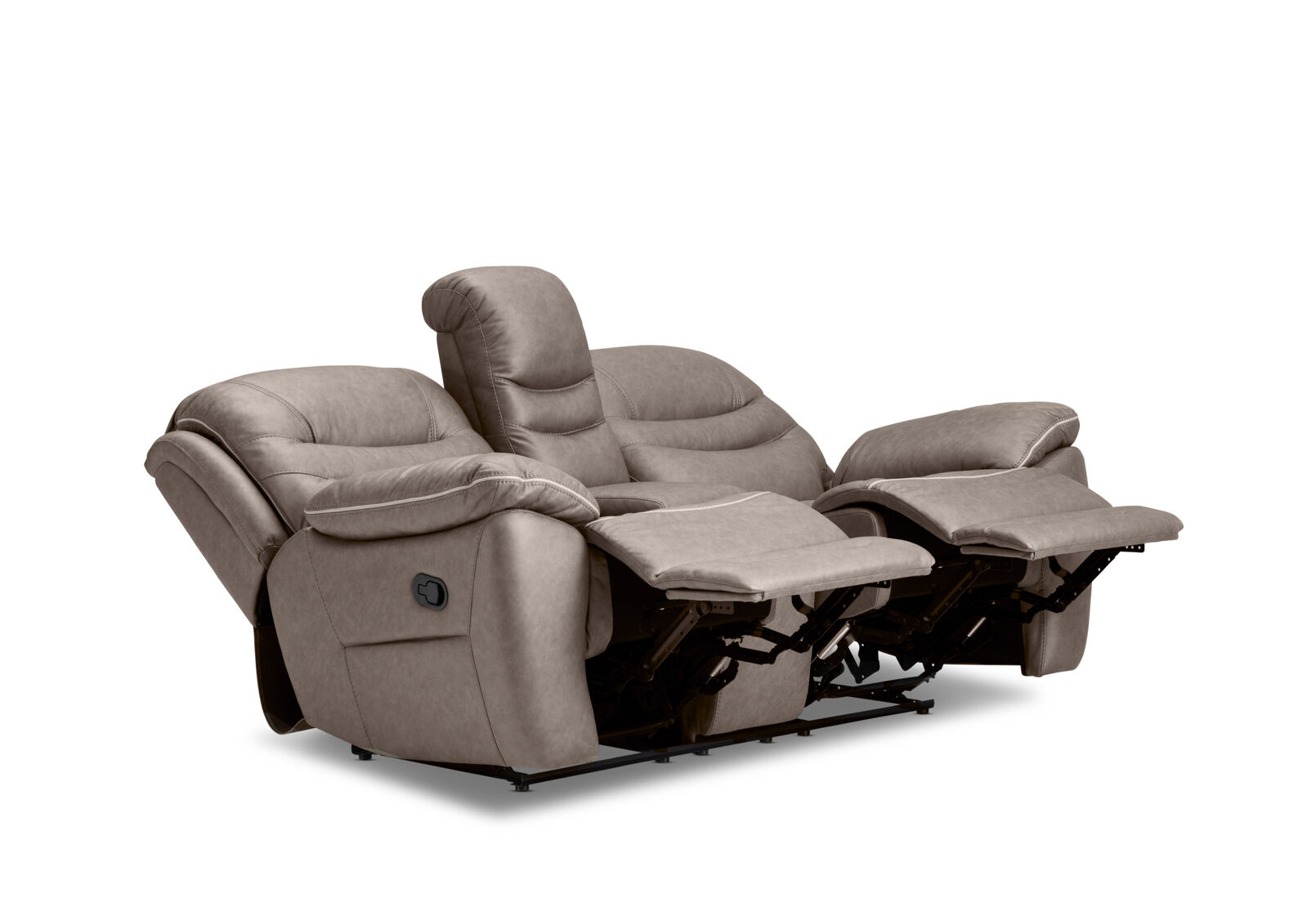 FEDERER FABRIC - 2 Seater with Inbuilt Recliners and Console FEDERER FABRIC