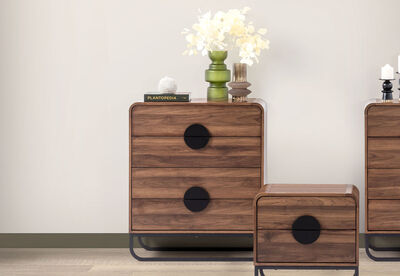 HUGHES - 4 Drawer Tall Chest