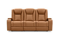 SENTINAL MK2 LEATHER - 3 Seater with 2 Electric Recliners SENTINAL MK2 LEATHER