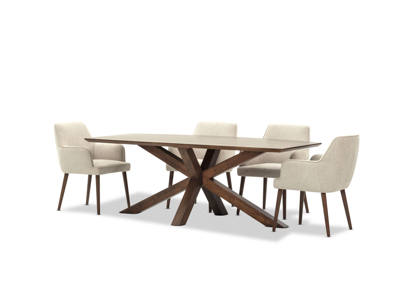 AUGUSTUS - 7 Piece Suite with Graysen Dining Chairs. AUGUSTUS