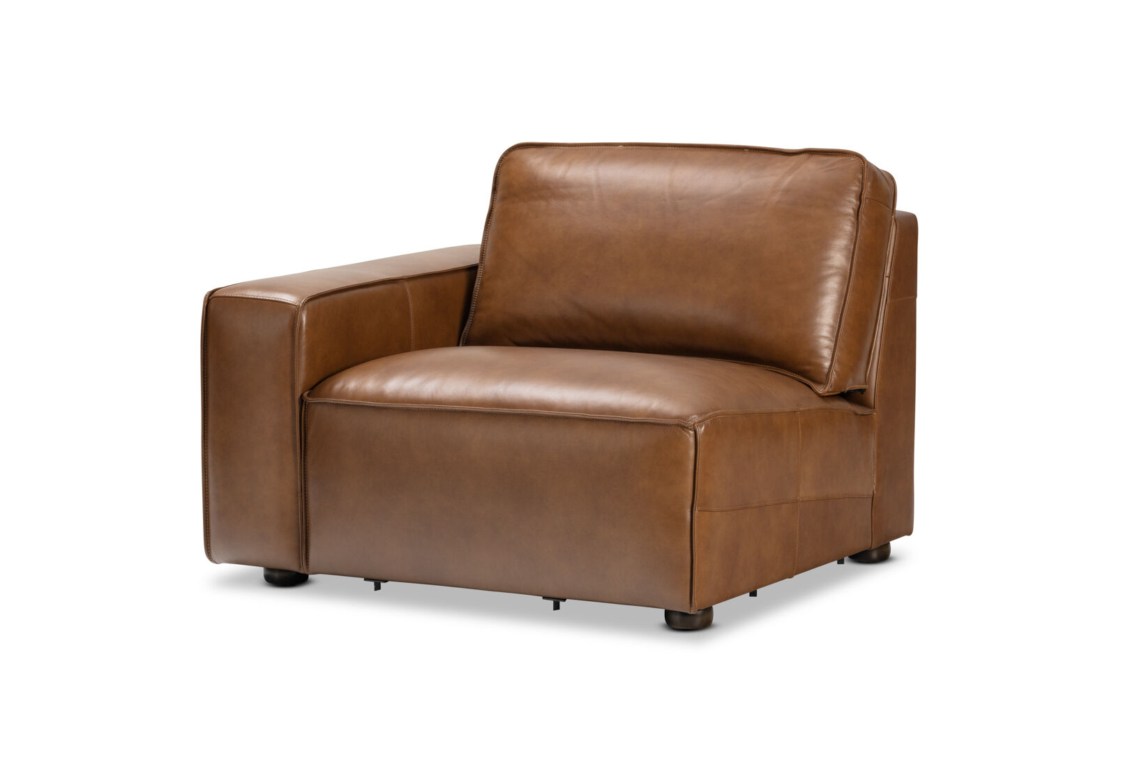 BARTELLE LEATHER - Modular LHF Chair BARTELLE LEATHER