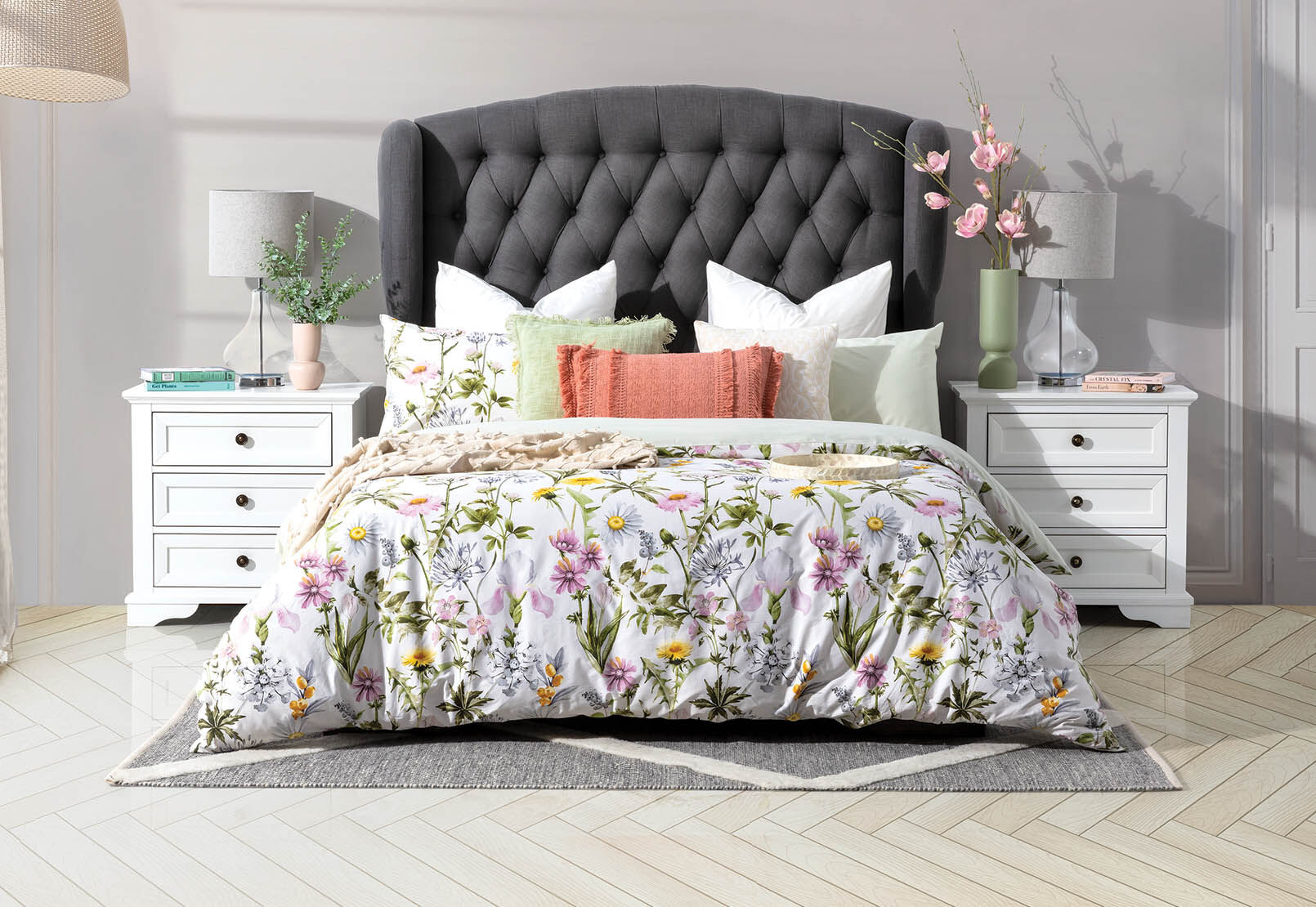 MULTI BELINDER King Bed Quilt Cover Set