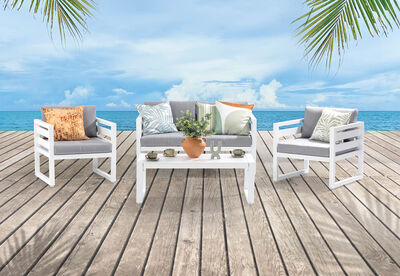 HAVENCOURT - 4 Piece Outdoor Lounge Setting