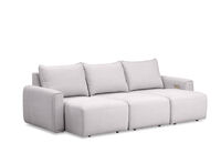 MIKAELA - 3 Seater with Sliding Electric Chaise MIKAELA